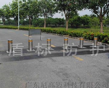 学校升降柱 不锈钢拦车防护自动升降路桩